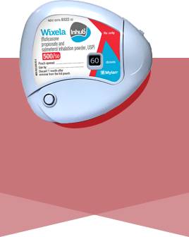 Wixela Inhub 500/50 mcg (fluticasone propionate and salmeterol inhalation powder, USP) product image Wixela Inhub 500/50 mcg (fluticasone propionate and salmeterol inhalation powder, USP) product image